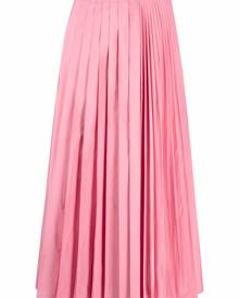 Valentino fully pleated midi skirt - Pink