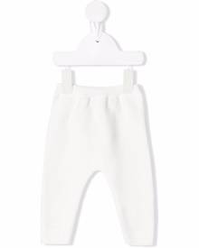 Tartine Et Chocolat elasticated knitted trousers - White