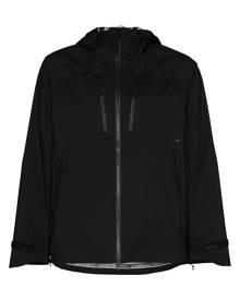 Snow Peak 2.5 Layer zipped hooded jacket - Black