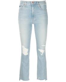 MOTHER The Insider Crop Step Fray jeans - Blue