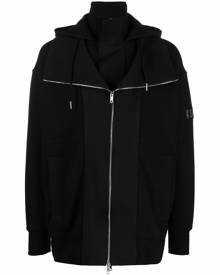 Givenchy layered bi-fabric jacket - Black
