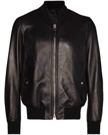 TOM FORD leather bomber jacket - Black