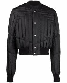 Rick Owens quilted bomber jacket - Black