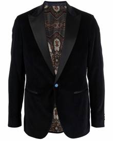ETRO patterned velvet blazer - Black