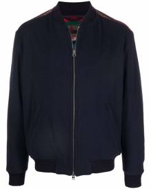 ETRO geometric-jacquard bomber jacket - Blue