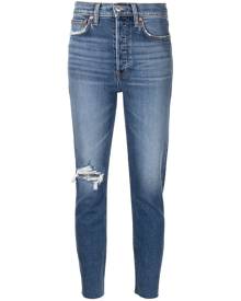 RE/DONE Comfort Stretch ripped jeans - Blue
