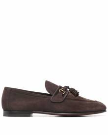 TOM FORD suede tassel loafers - Brown