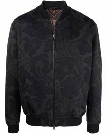 ETRO floral-jacquard bomber jacket - Black