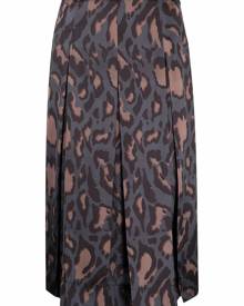 Pinko animal-print skirt - Grey