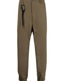izzue tapered carabiner trousers - Brown