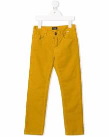 Il Gufo corduroy cotton trousers - Yellow