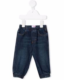 Il Gufo elasticated-waist jeans - Blue