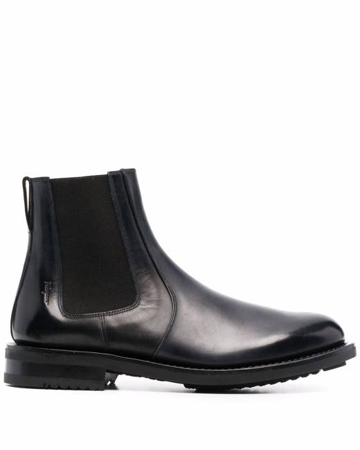 salvatore ferragamo leather boots