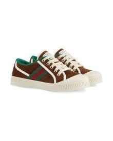 Gucci Kids low-top 1977 Tennis sneakers - Brown