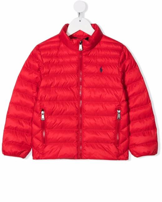 polo red puffer jacket