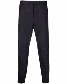 ETRO checked tapered-leg trousers - Blue