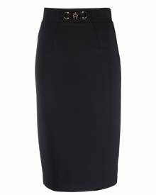 Elisabetta Franchi belted midi pencil skirt - Black