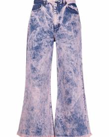 Marques'Almeida high-waisted tie-dye flared jeans - Pink
