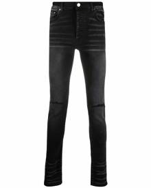AMIRI faded-effect skinny jeans - Black