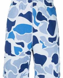 Billionaire Boys Club camouflage-print track shorts - Blue
