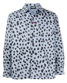 Pleasures Dalmatian long-sleeve shirt jacket - Blue