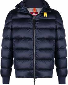 Parajumpers metallic down-padded hooded jacket - Blue