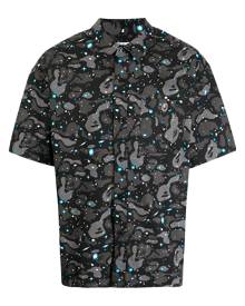 A BATHING APE® all-over print shirt - Black