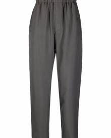 Lemaire elasticated-waist silk trousers - Grey