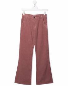 Molo TEEN corduroy flared trousers - Pink