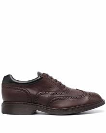 Hogan lace-up leather brogues - Brown