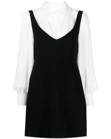 Cinq A Sept layered shirt dress - Black
