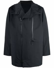 Y-3 zipped hooded jacket - Black