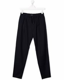 Emporio Armani Kids TEEN tapered trousers - Blue