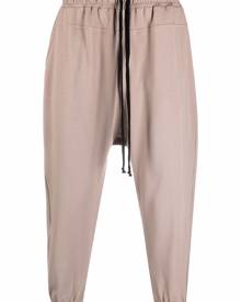 Alchemy elasticated-waist cotton cropped trousers - Neutrals