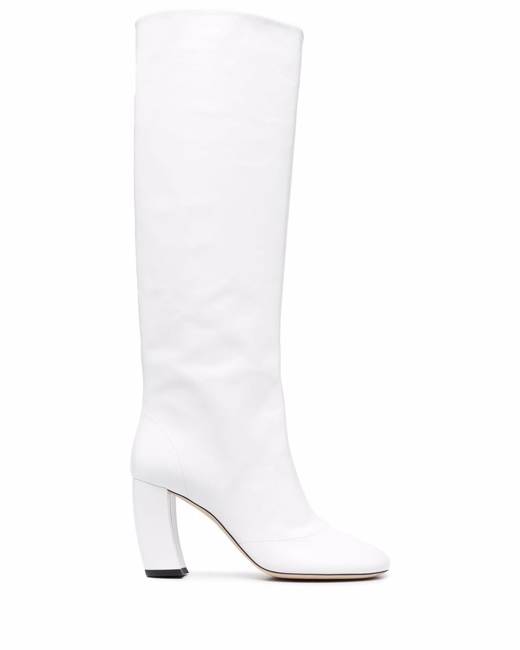 White Women’s Over Knee Boots - Shoes | Stylicy