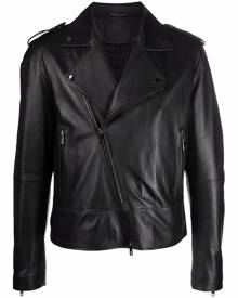 Desa 1972 Goyo leather biker jacket - BLACK