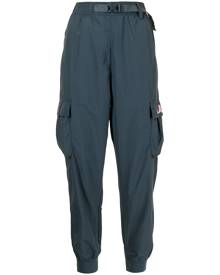 AAPE BY *A BATHING APE® bucked-waist cargo-pockets slim-fit trousers - Blue