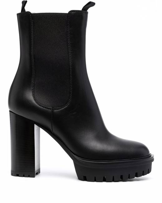 photine leather platform bootie