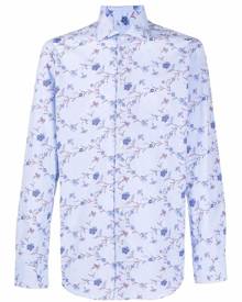 ETRO all-over floral print shirt - Blue