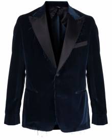 Reveres 1949 velvet tuxedo blazer - Blue