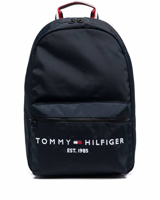 tommy hilfiger blue camo backpack