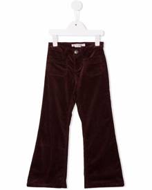 Bonpoint wide-leg corduroy trousers - Red