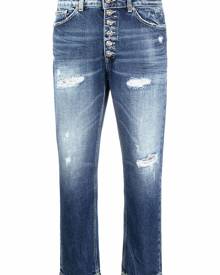 DONDUP button-up cropped jeans - Blue