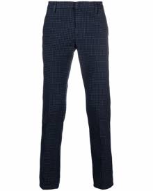 DONDUP slim-fit checked trousers - Blue