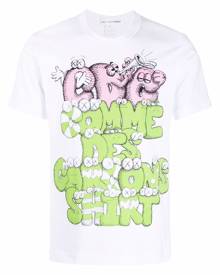 Comme Des Garçons Shirt x Kaws graphic-print T-shirt - White