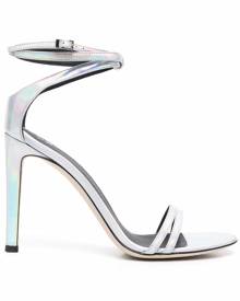 Giuseppe Zanotti iridescent high-heel wraparound sandals - Silver