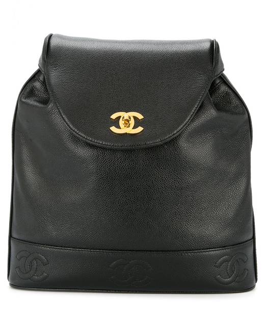 chanel caviar backpack