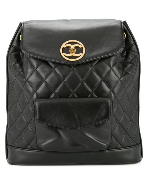 chanel quilted leather backpack