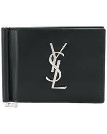 Saint Laurent Bi-fold Pineapple Wallet in Black for Men