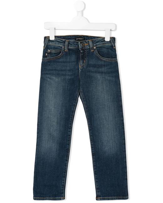 emporio armani straight leg jeans